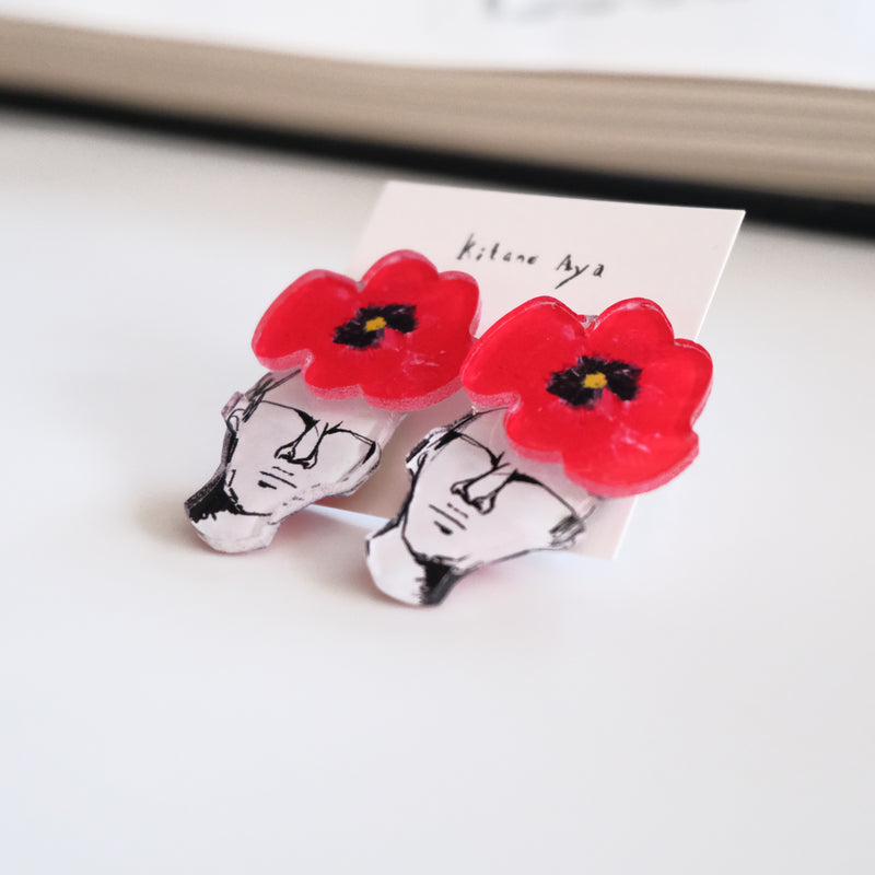 【限定】man RED flower
