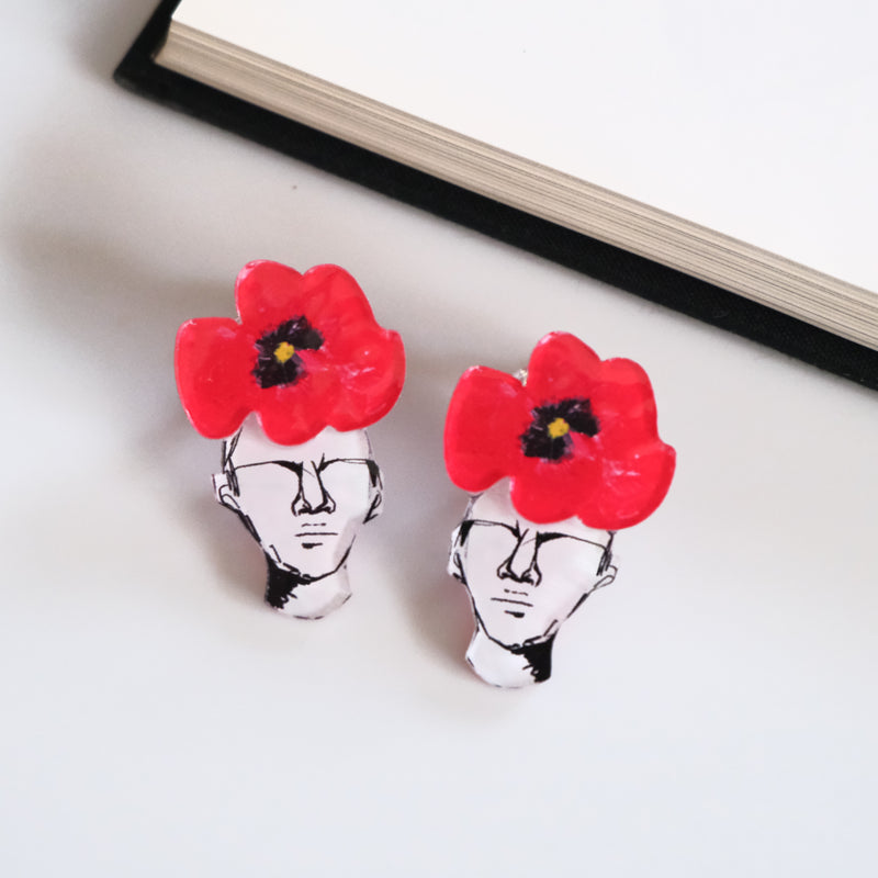 【限定】man RED flower