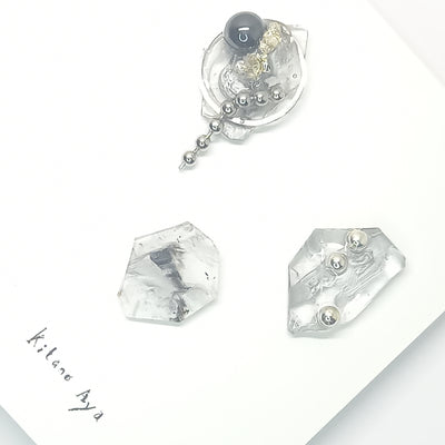 <ピアス>marble ad lib 3set