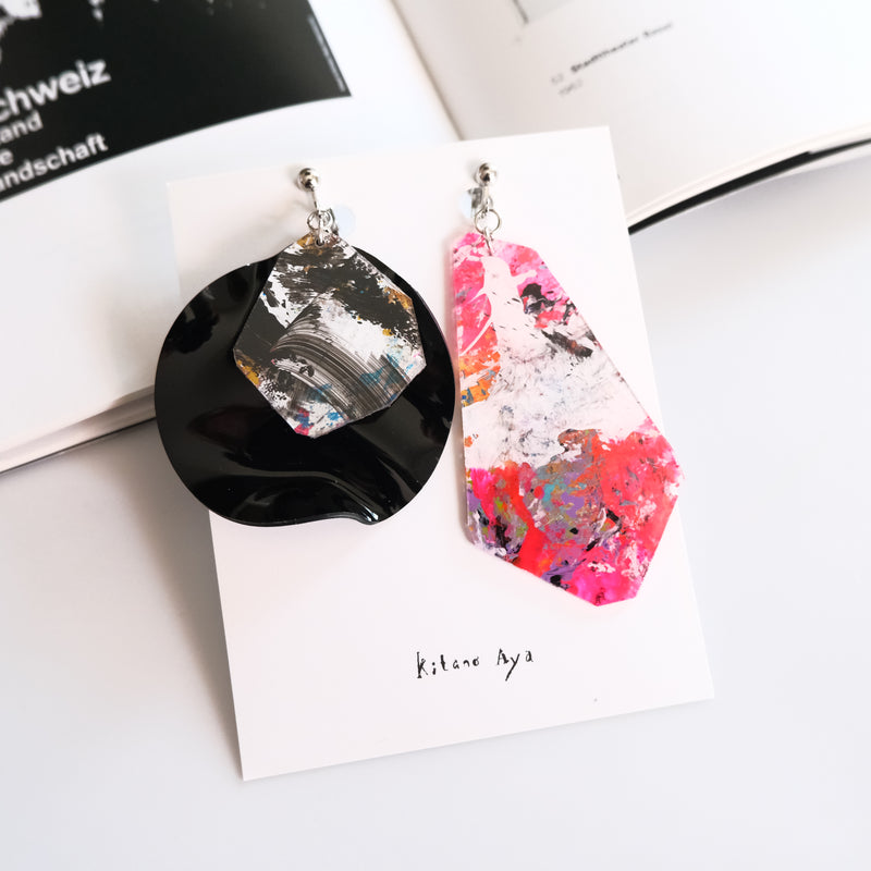 <イヤリング>Clear+Hang_2505ss only one
