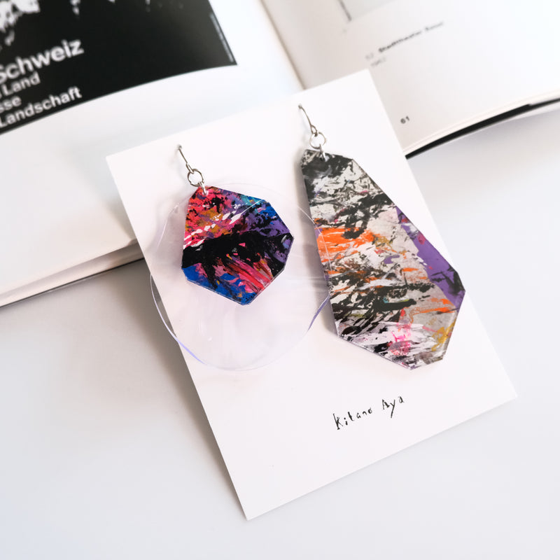 <ピアス> Circle +Hang_2505ss only one
