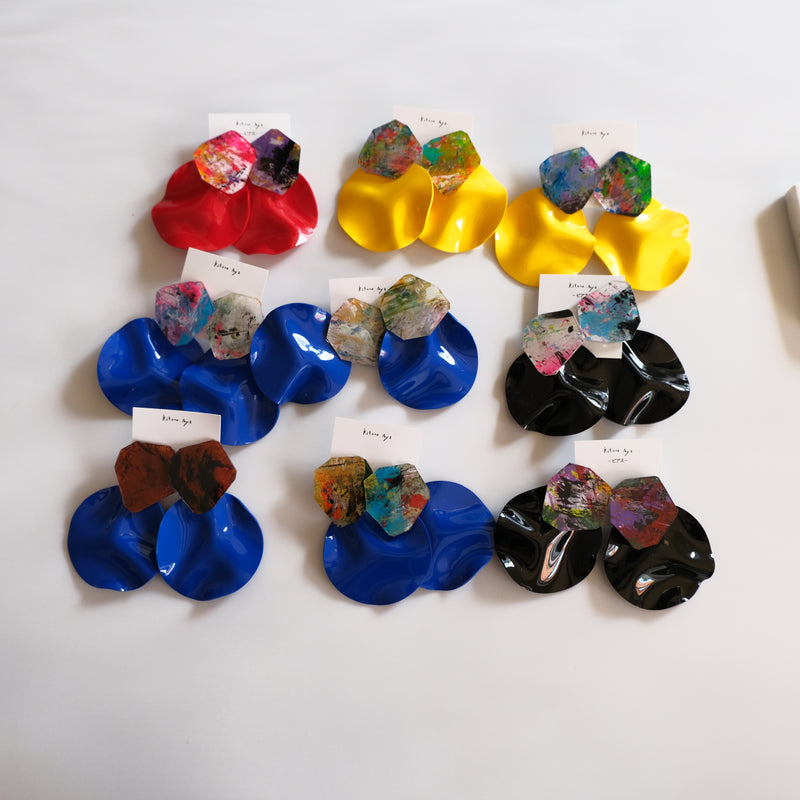 <ピアス>8_only one_Circle+Black