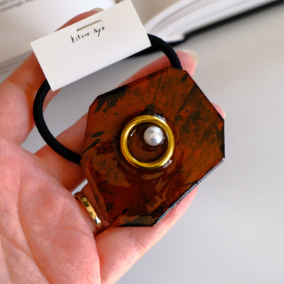 11_MONTHLY SALE　Tortoiseshell 　hair tie