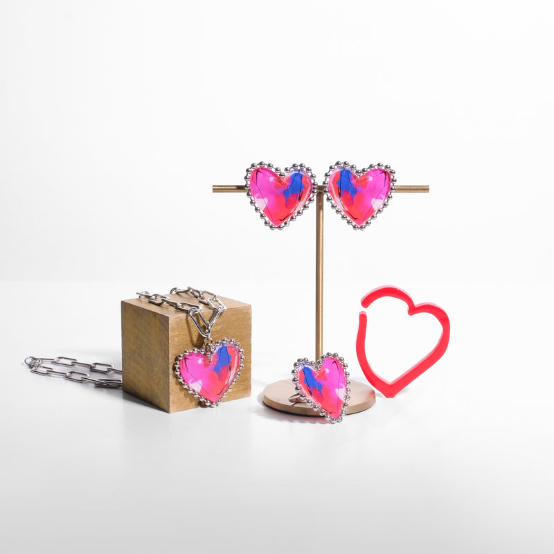 Valentine Heart ear cuff