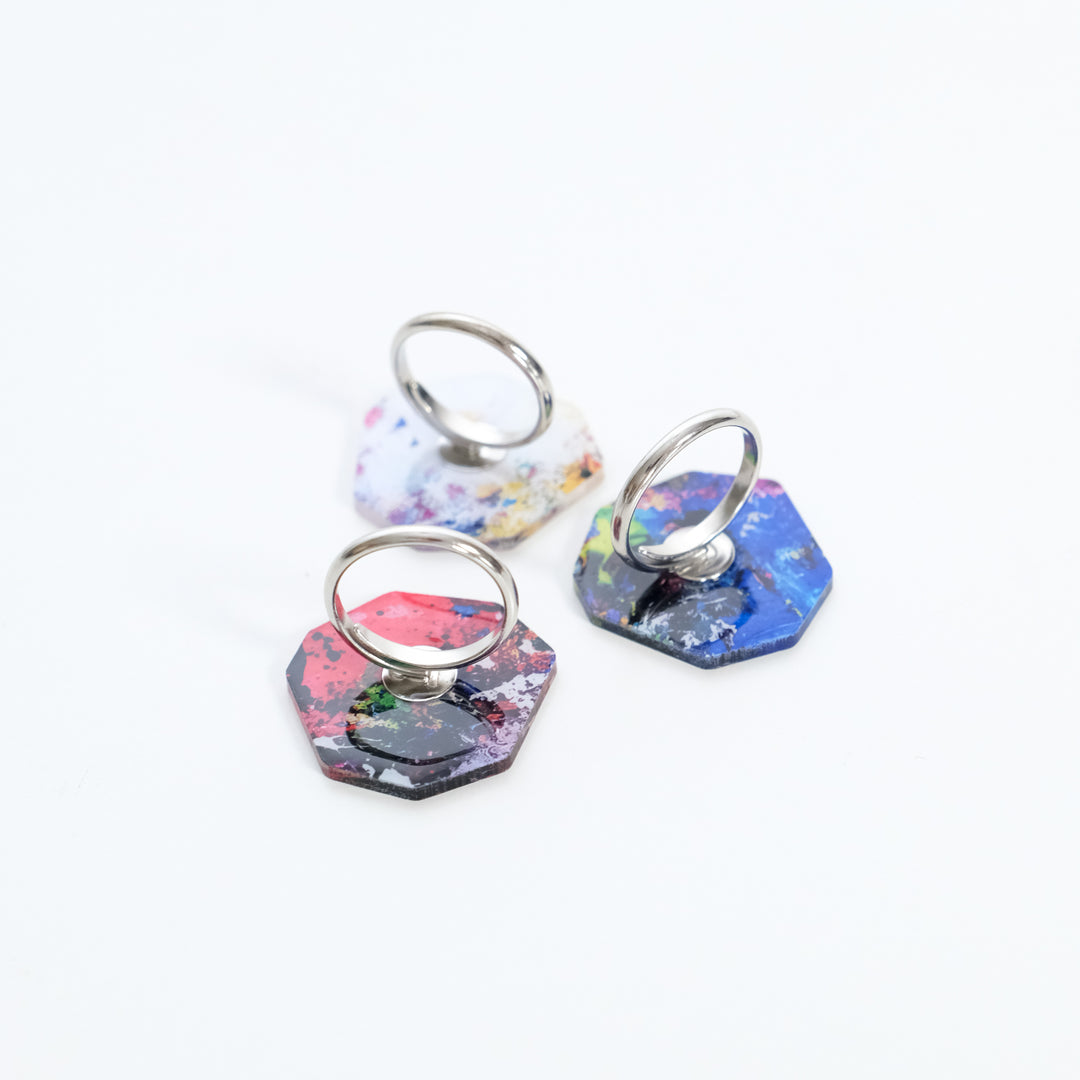 指輪・リング ZKIYO Fragment of the forest ver7 fragment_ square_ring_pink – Kitano Aya