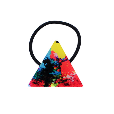 fragment hair  tie_  triangle_red