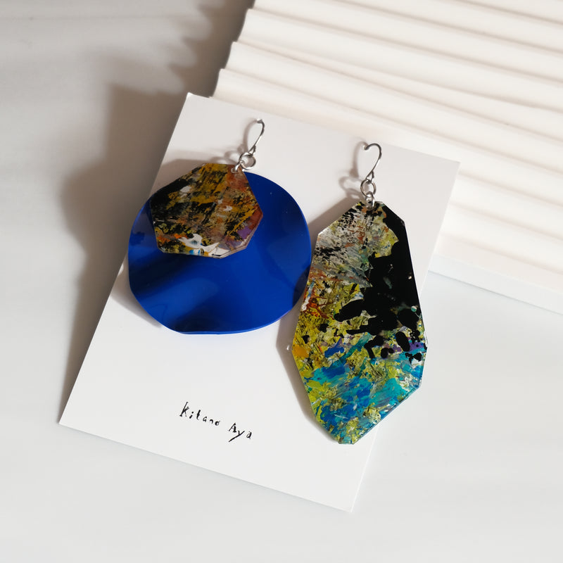 <ピアス> BLUE + Hang  Earrings  New Year Sale!