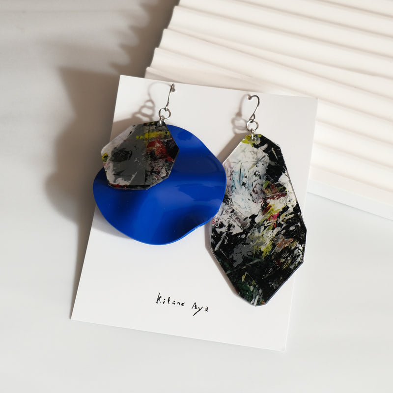 <ピアス> BLUE + Hang  Earrings  New Year Sale!