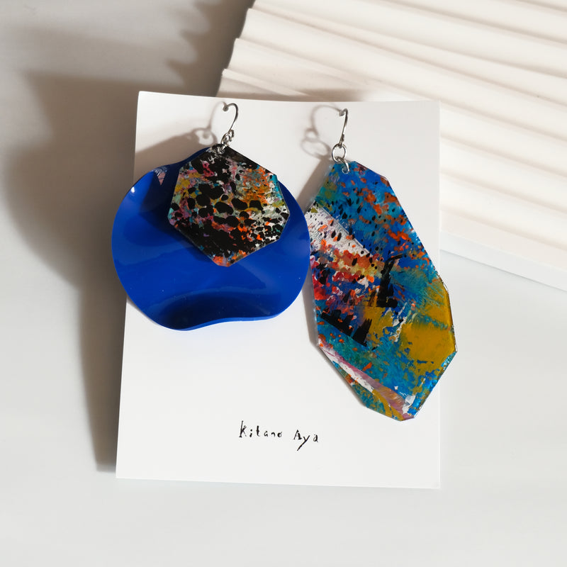 <ピアス> BLUE + Hang  Earrings  New Year Sale!