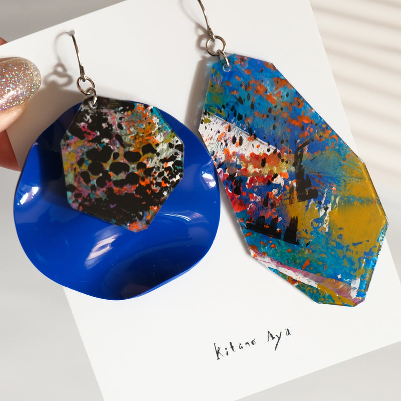 <ピアス> BLUE + Hang  Earrings  New Year Sale!