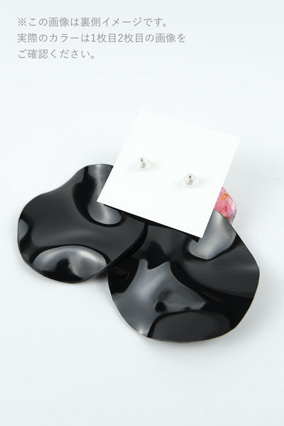 <ピアス>8_only one_Circle+Black