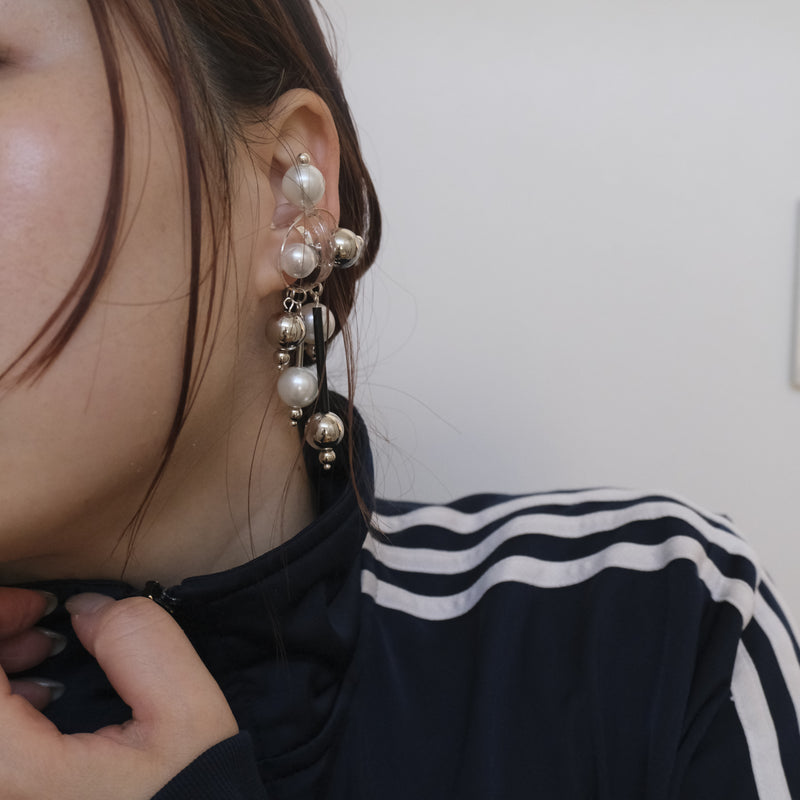 clear ear cuff hanging