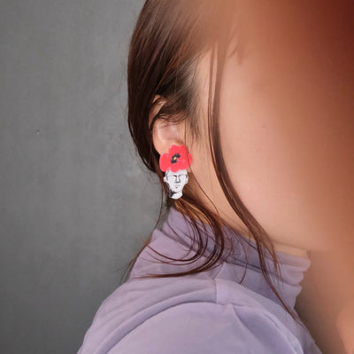 【限定】man RED flower
