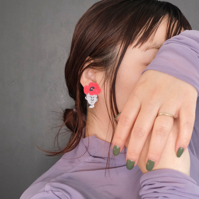 【限定】man RED flower