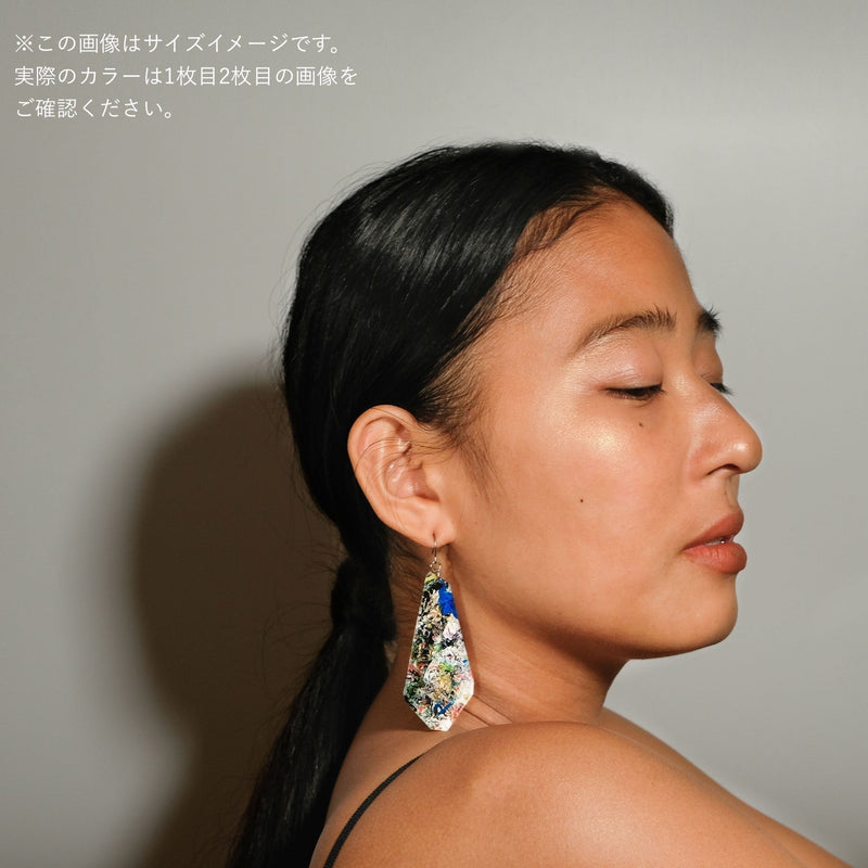 <イヤリング>BLK + Hang  Clip-on earrings New Year Sale!