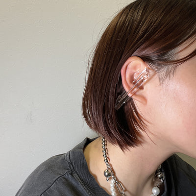 ear cuff_long_clear