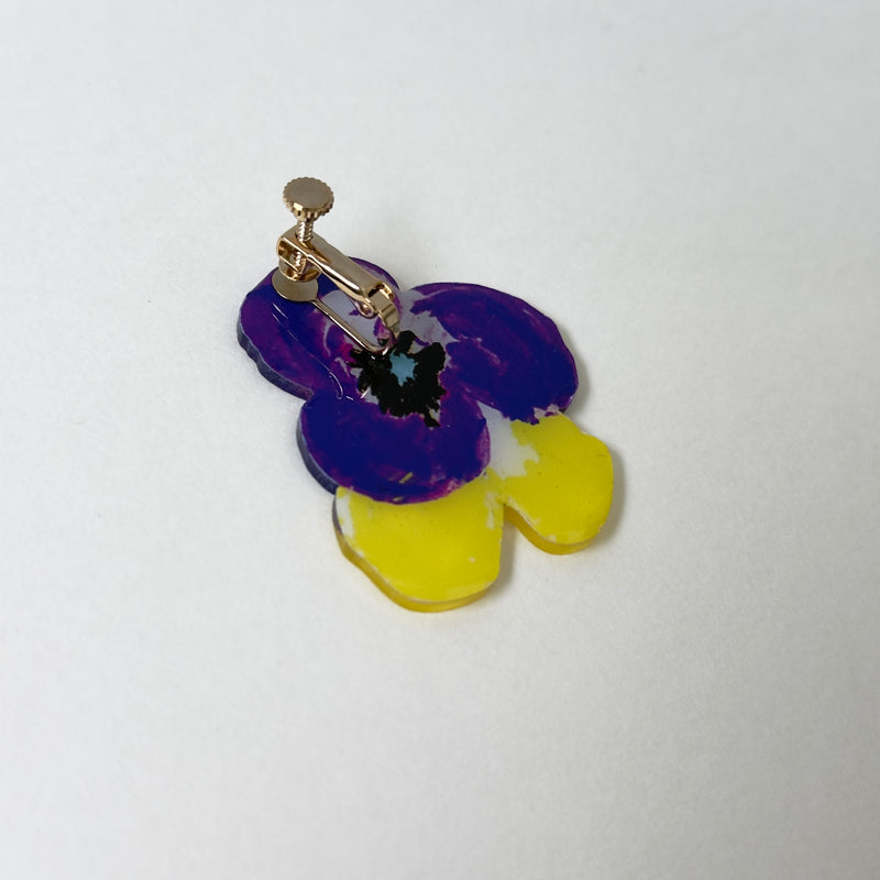 Flower  Purple × Yellow