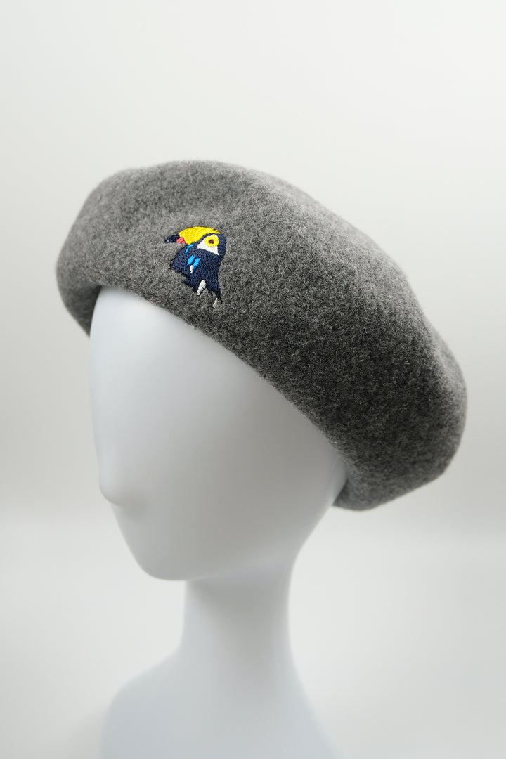 Needles Faux Boa Beret グレー WOOLY SQUIGGLE BERET – The Official Kangol® Store